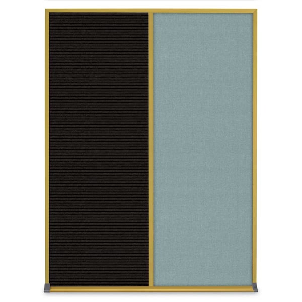 Single Door Radius Corkboard, 24"X36", B